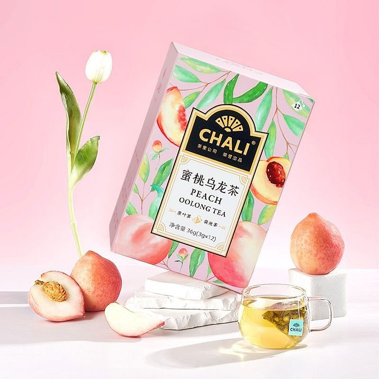 【CHALI】茶里蜜桃乌龙茶包 水果花茶 独立袋装 36 克