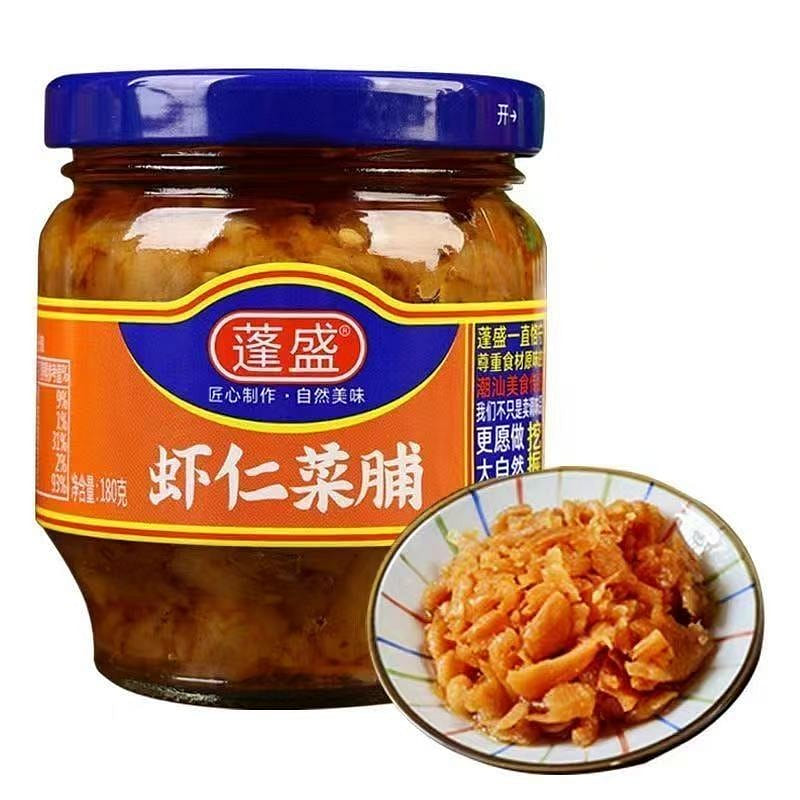蓬盛虾仁菜脯180g*1瓶 180 克