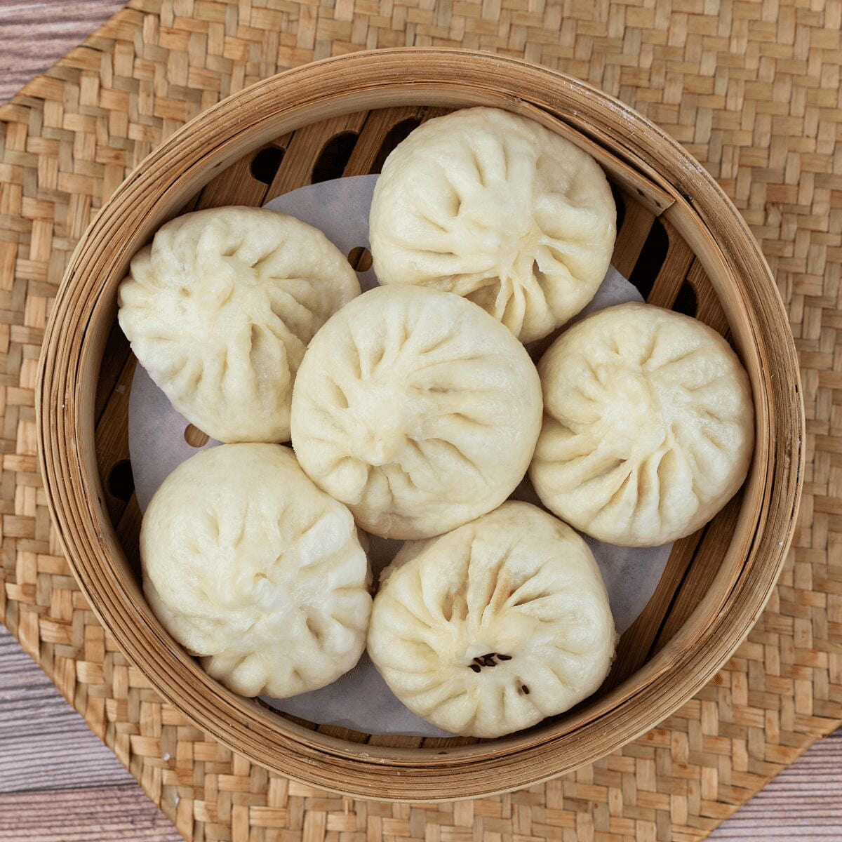 李与白葱香鲜肉包子 6个 约340g 1 份