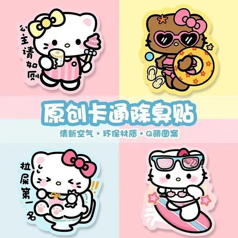 Hello Kitty Aromatherapy Stickers * 4 pieces 4 each