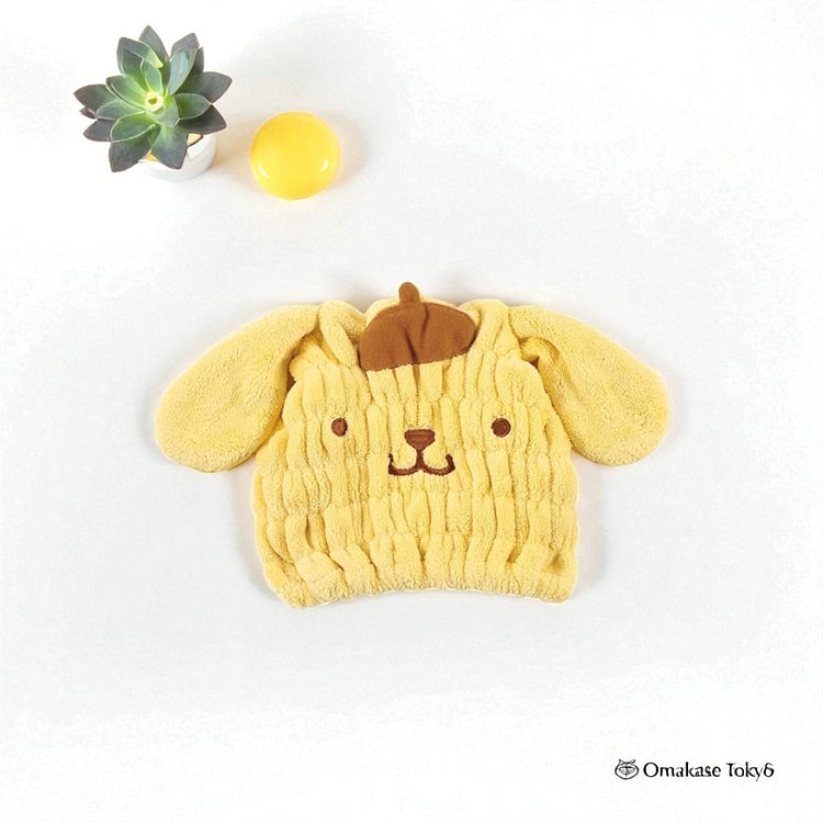 Skater Sanrio Towel Cap Pompompurin 80 g
