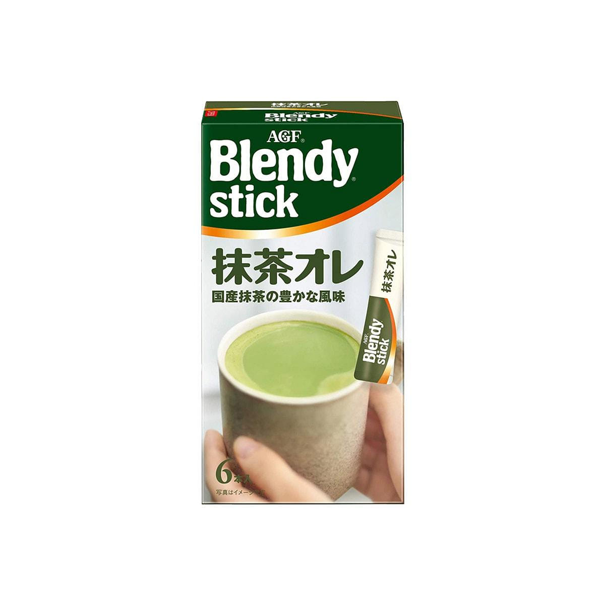 AGF Blendy Stick Matcha au Lait 6 pieces 1 box