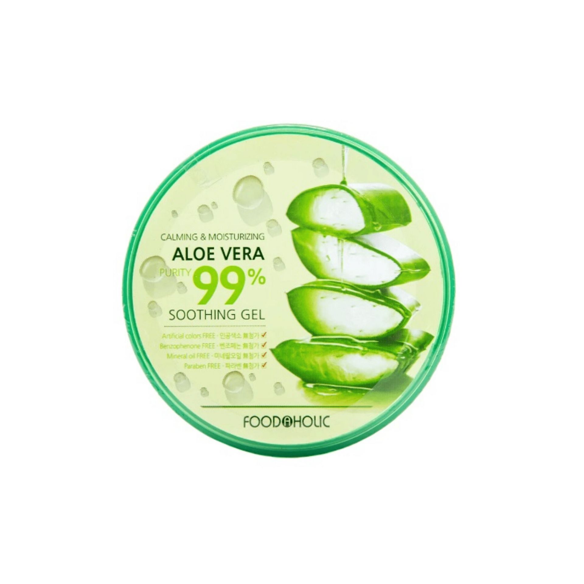 Get Foodaholic Aloe Vera 99% Soothing Gel 300ml 1 can Delivered | Weee!  Asian Market