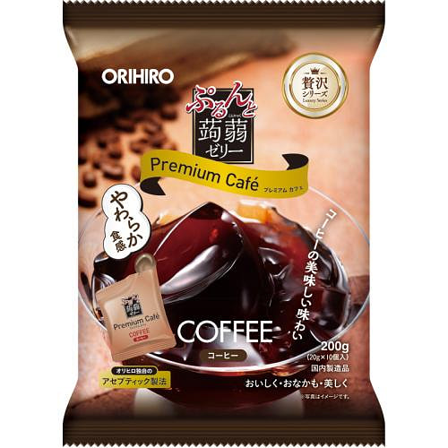 ORIHIRO Premium Cafe Coffee Konjac Jelly 10pcs 1 each