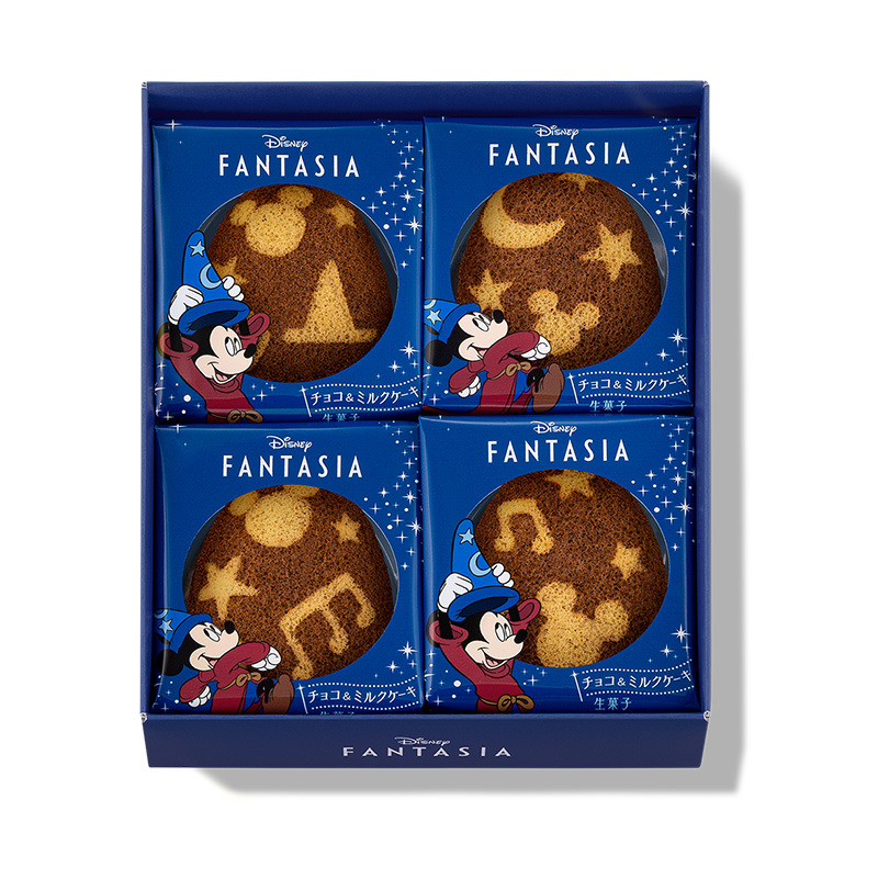 東京ばな奈ワールド ファンタジア チョコ＆ミルクケーキ 4個入 4 個