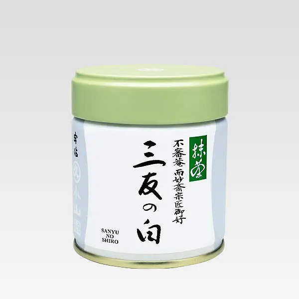 丸久小山園  抹茶 表千家御好 三友の白 20g 1 缶