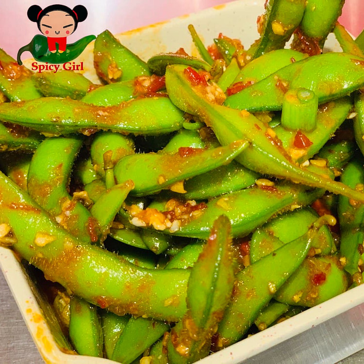 蒜香毛豆 微辣