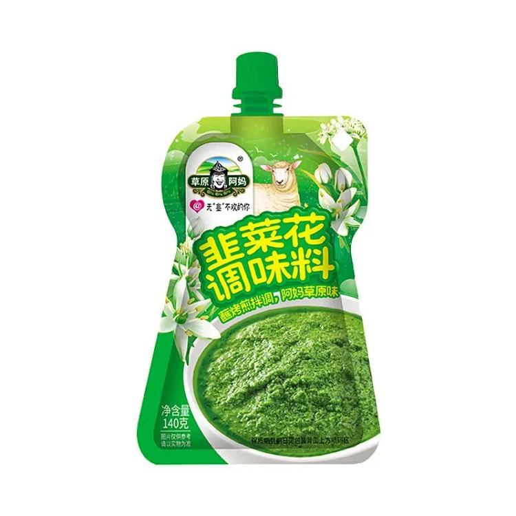 草原阿妈韭花酱韭菜花下饭火锅饺子醼料140g 140 克