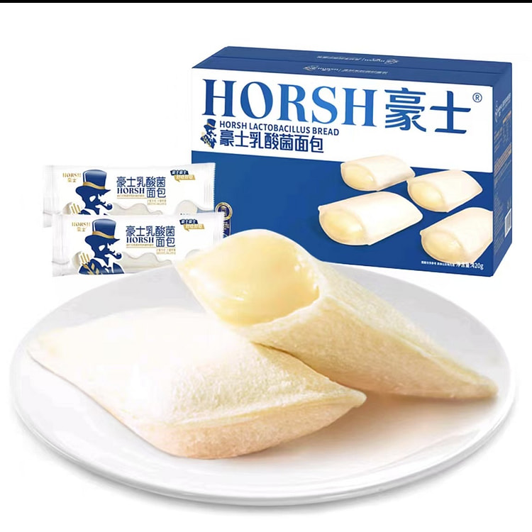 豪士  乳酸菌夹心口袋面包   零食酸奶早餐中西式糕点吐司饼干蛋糕
