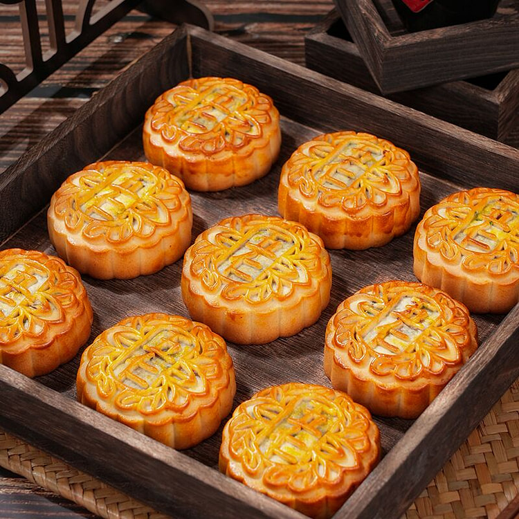 老式五仁广式月饼80g*3枚