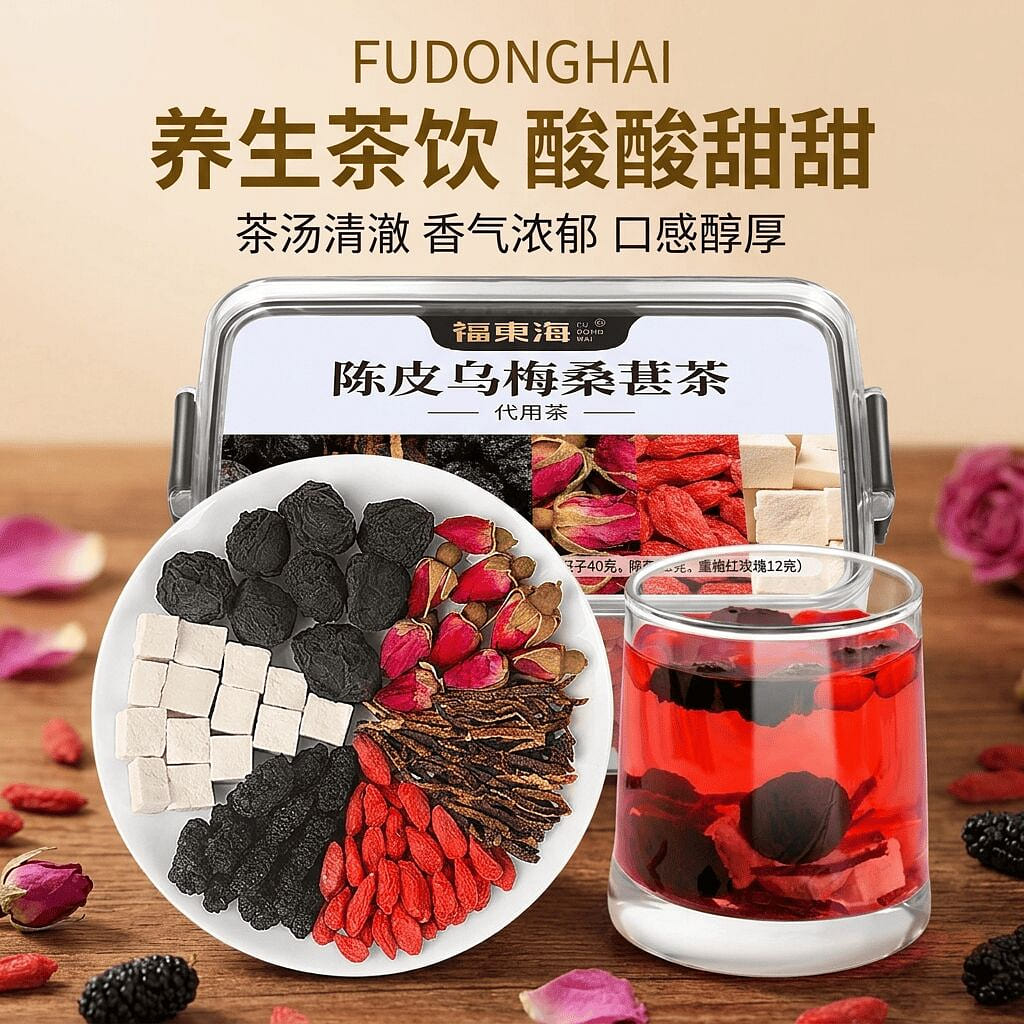 Fudonghai Tangerine Peel and Mulberry Tea 227g 1 box
