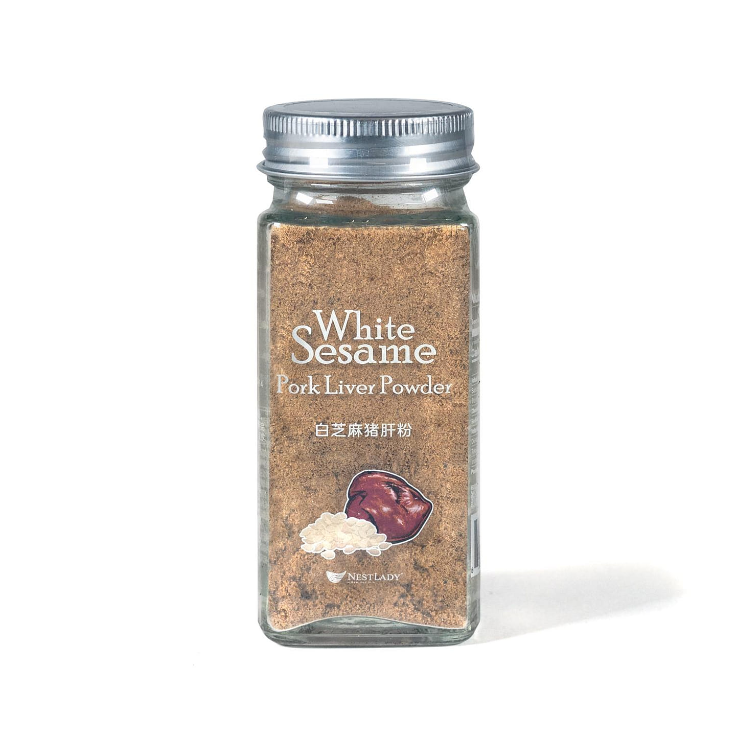 NESTLADY White Sesame Pig Liver Powder Seasoning 1 count
