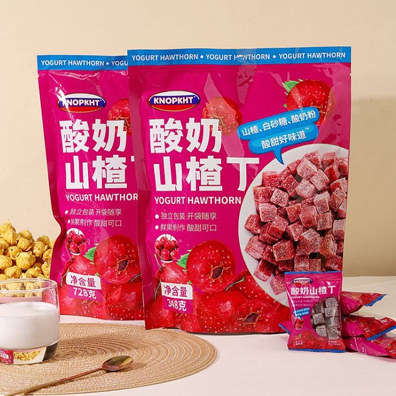 Xiongsansui Yogurt Hawthorn Cubes 348 g