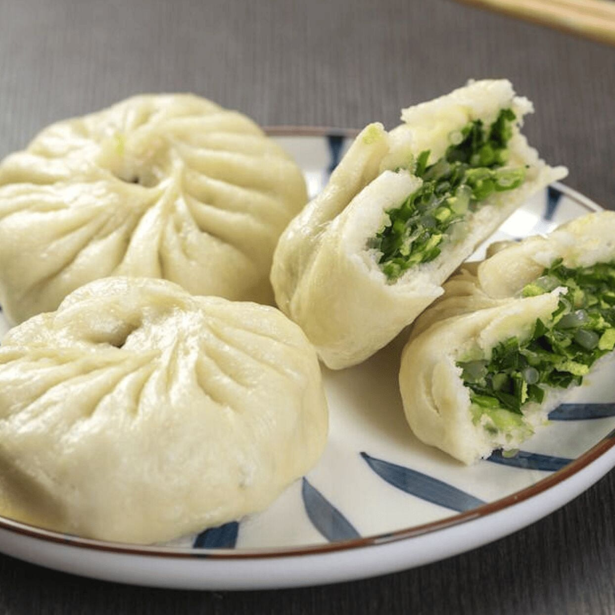 Leek and Egg Bun 4 count
