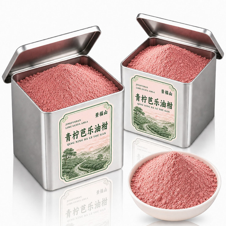 Jingfu Mountain Lime Guava Amla Fruit Powder 100g 1 box