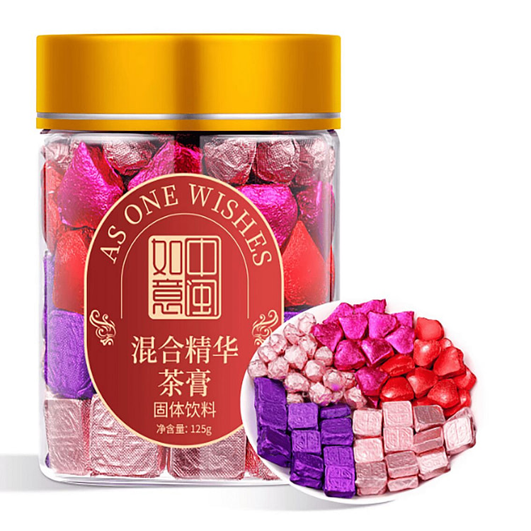 茶膏组合墨红玫瑰樱花石斛花针叶樱桃虾青素速溶 125 克