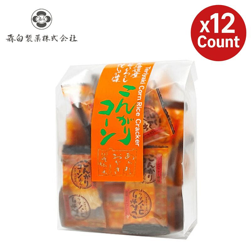 Morishiro Roasted Corn Arare 12 Count 1 bunch