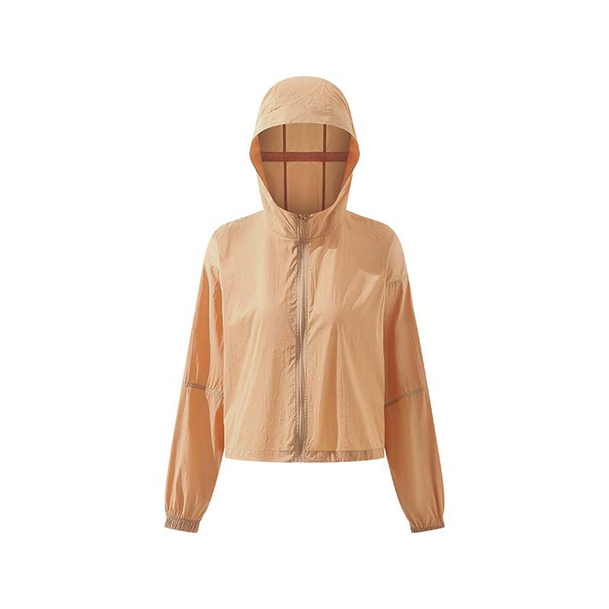 Ubras Light and Thin Loose Shoulder Hooded Sun Protection Coat – Yellow S 50 g