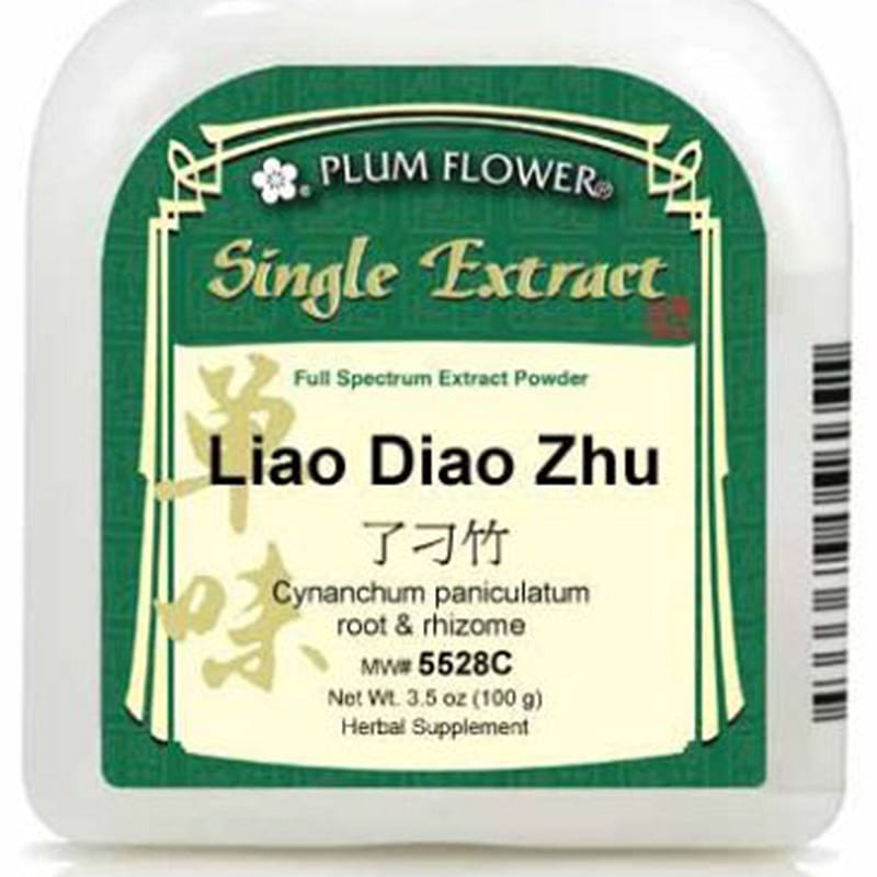 Liao Diao Zhu, extract powder Cynanchum paniculatum root & rhizome 1 ส่วน