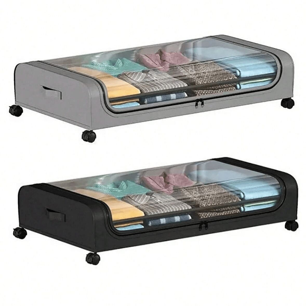 2-Pack Under Bed Storage Drawers With Wheel 2 pack
