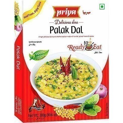 Priya Palak Dal (Ready-to-Eat), 10.6 oz box 10.6 온스