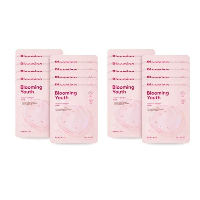 BANILA CO Blooming Youth Peach Collagen Mask 20pcs 1 개