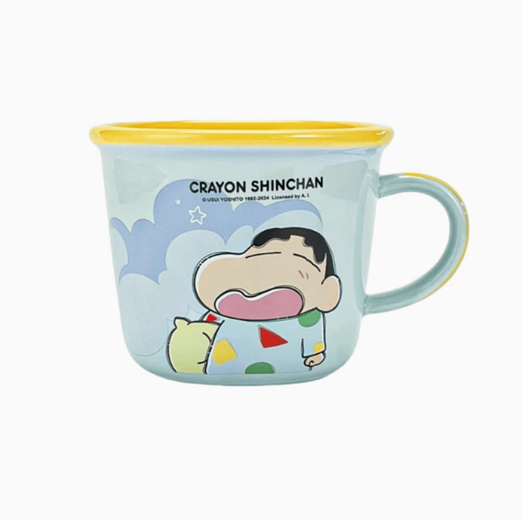 Crayon Shin-chan Ceramic Mug Coffee Cup (Blue Good