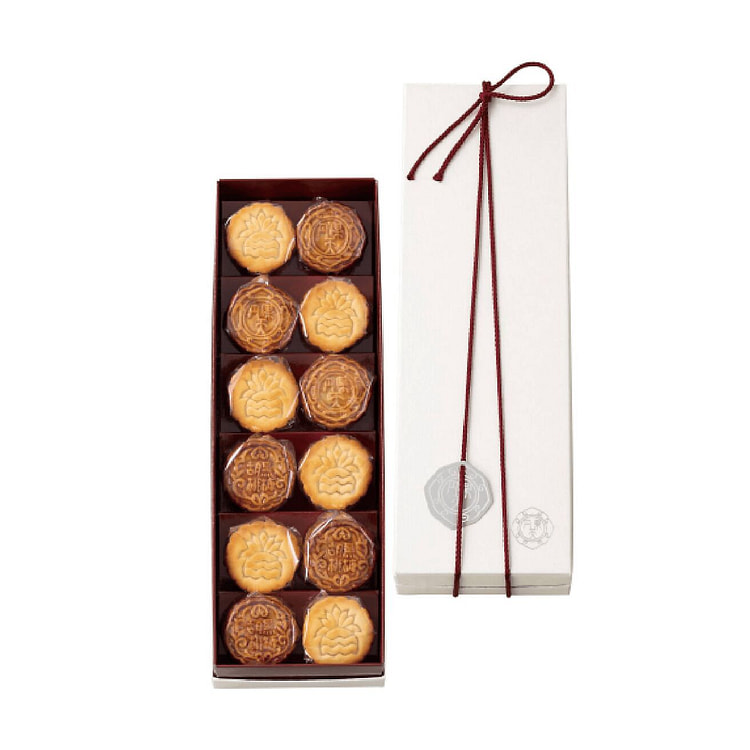 ENKATEN Mooncake Pineapple Cake Assortment 12pcs