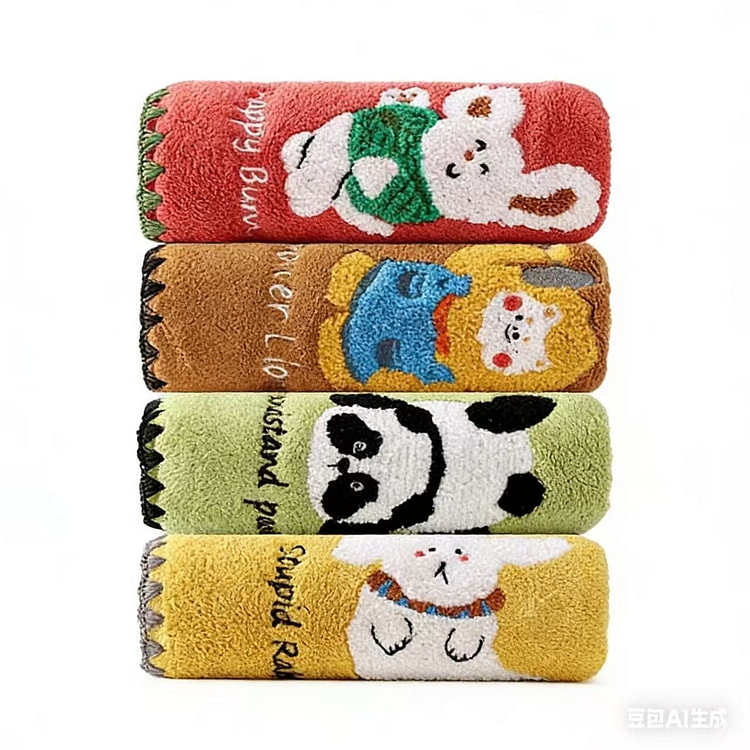 Yongliang Coral Velvet Towel Red+Green 33 * 75cm/2 146 g