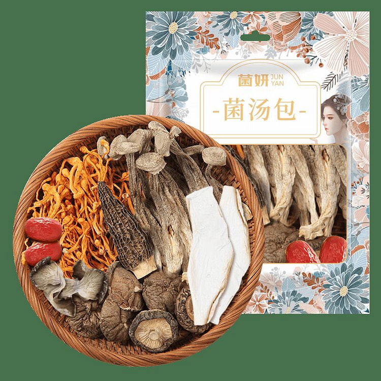 【40克X3包】菌妍七彩菌汤包菇汤包营养煲汤材料 40 克