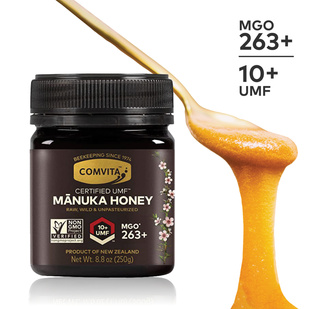 Comvita, Premium Raw Manuka Honey, Cert UMF 10+ (MGO 263+) nourishing wellness 250 g