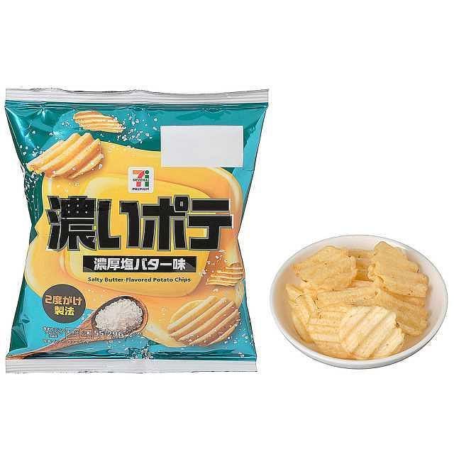 711浓郁咸黄油味土豆片55g 1 份