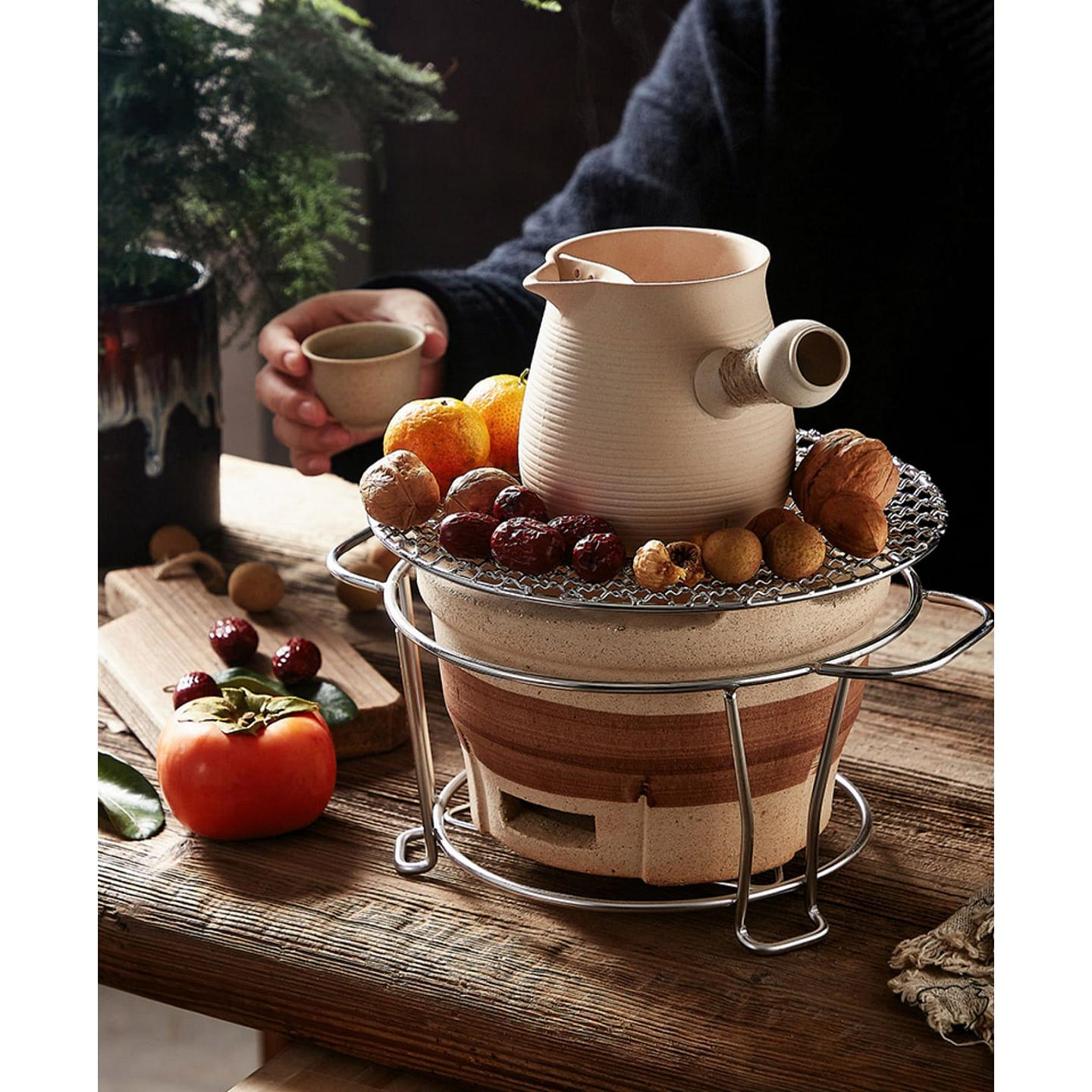 围炉煮茶茶器 茶炉 中式/日式大容量茶壶 套装 1000 毫升