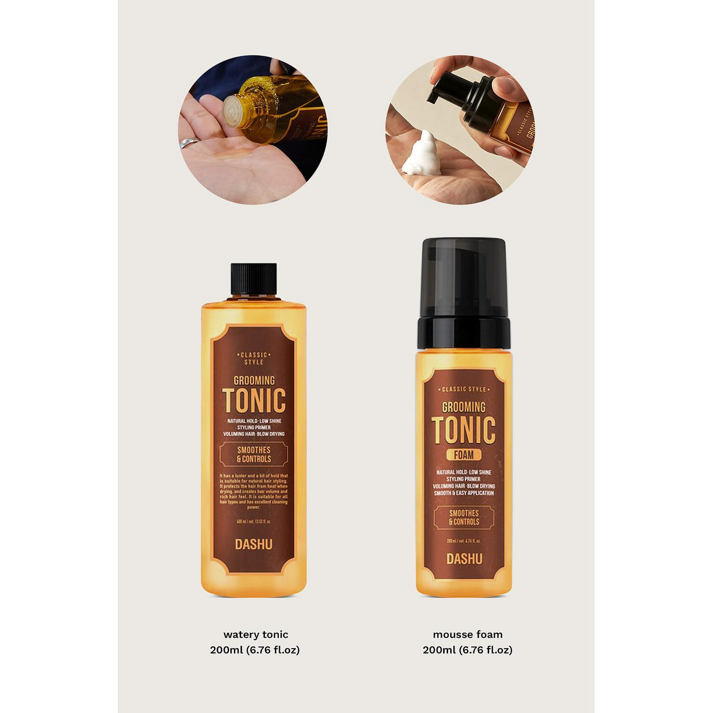 DASHU Classic Style Grooming Hair Tonic Watery Tonic 1 each