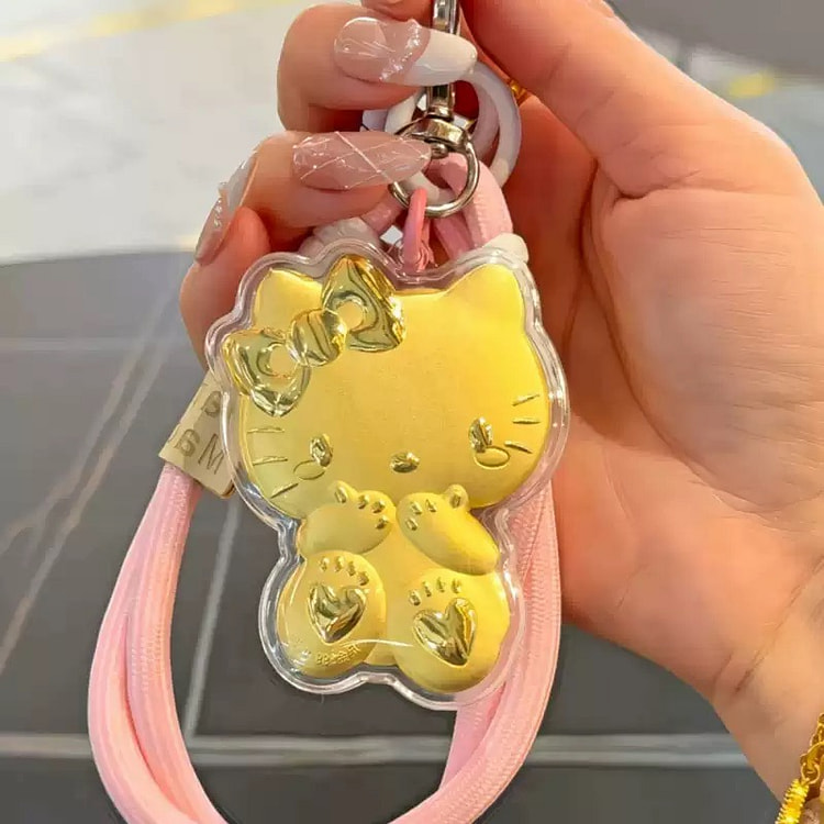 KT cat pendant hanging rope with random color