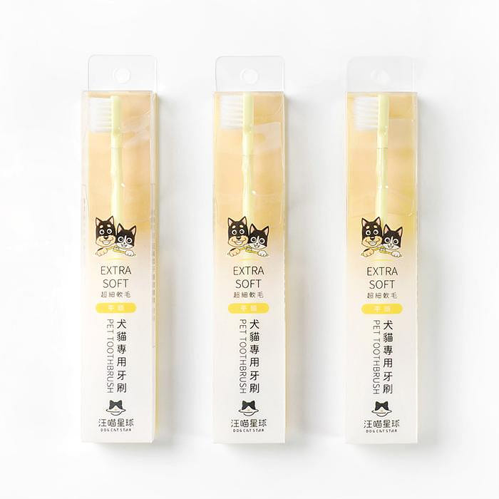 DogCatStar 汪喵星球－Taiwan Pet Toothbrush with Extra Soft Bristles 1 count