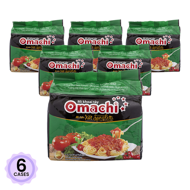 Omachi 速食面意大利面(5包) 3.2 盎司*5 包*6 箱