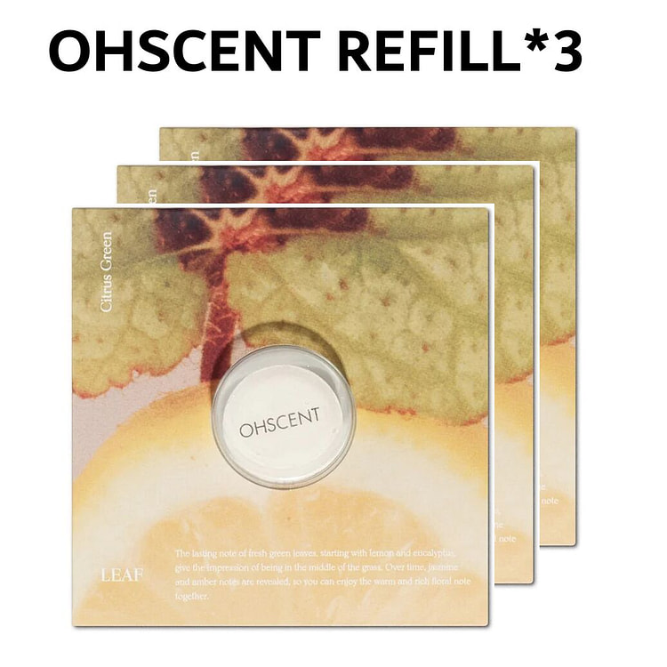 [OHSCENT]汽车清新剂胶囊补充装 基础3 包
