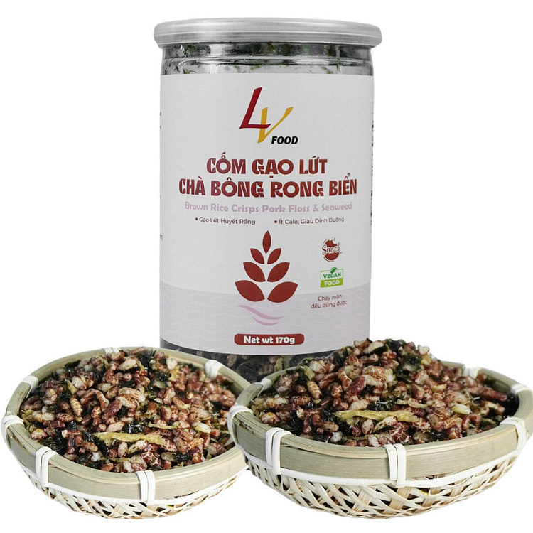 LV Food Brown Rice Crisp Pork & Seaweed-5.92oz