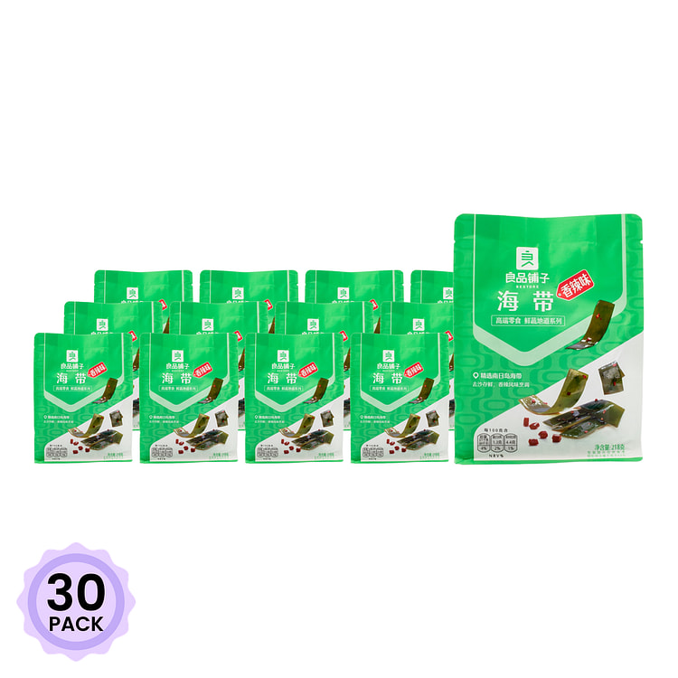 良品铺子 海带 香辣味 218 克*30 包