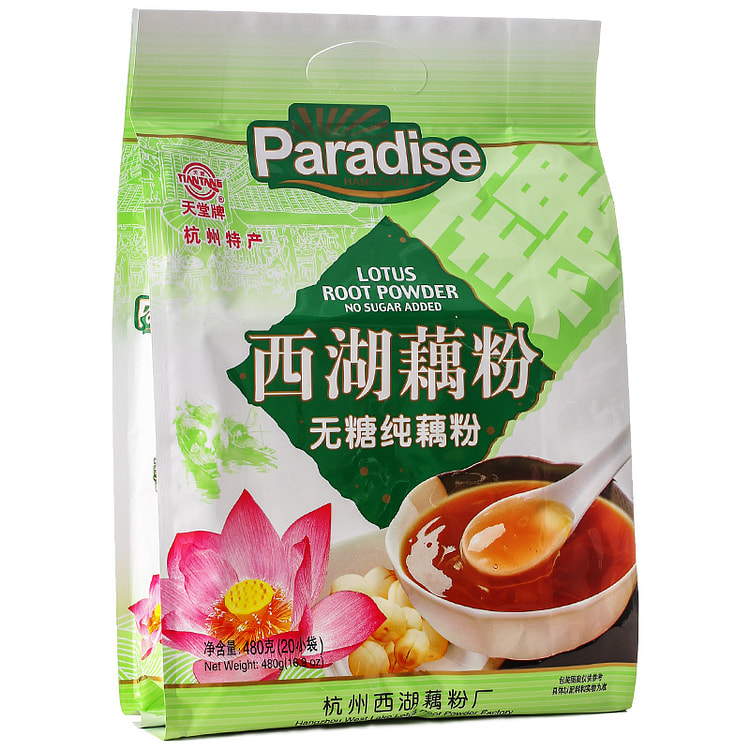 天堂早餐代餐无糖纯藕粉原味480g*1袋