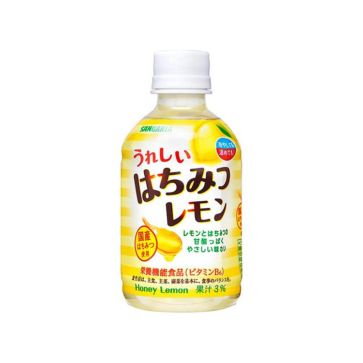 Sangaria Honey Lemon Drink 280ml Refreshing Japan. 280 ml (min 9)