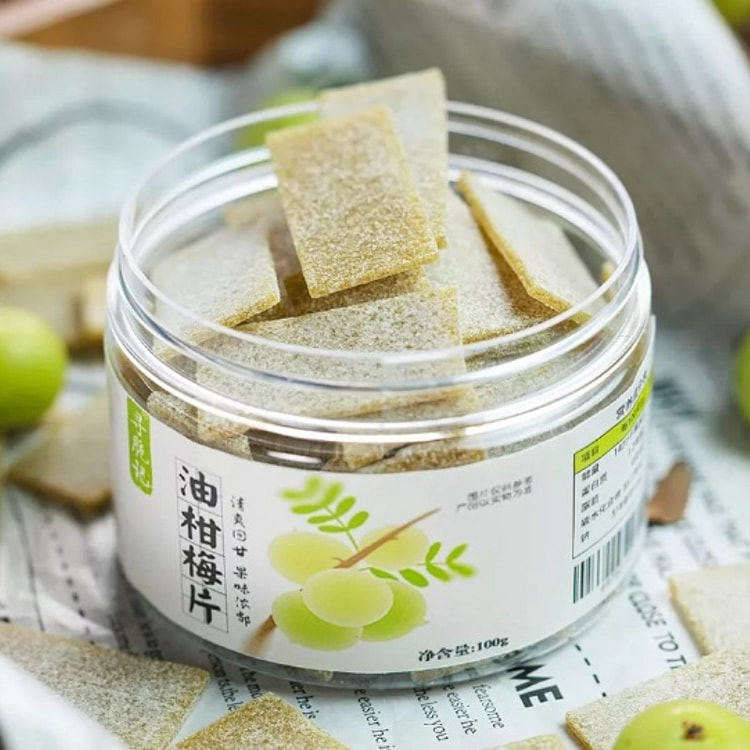 Oil mandarin plum slices 100g*1 box 100 g