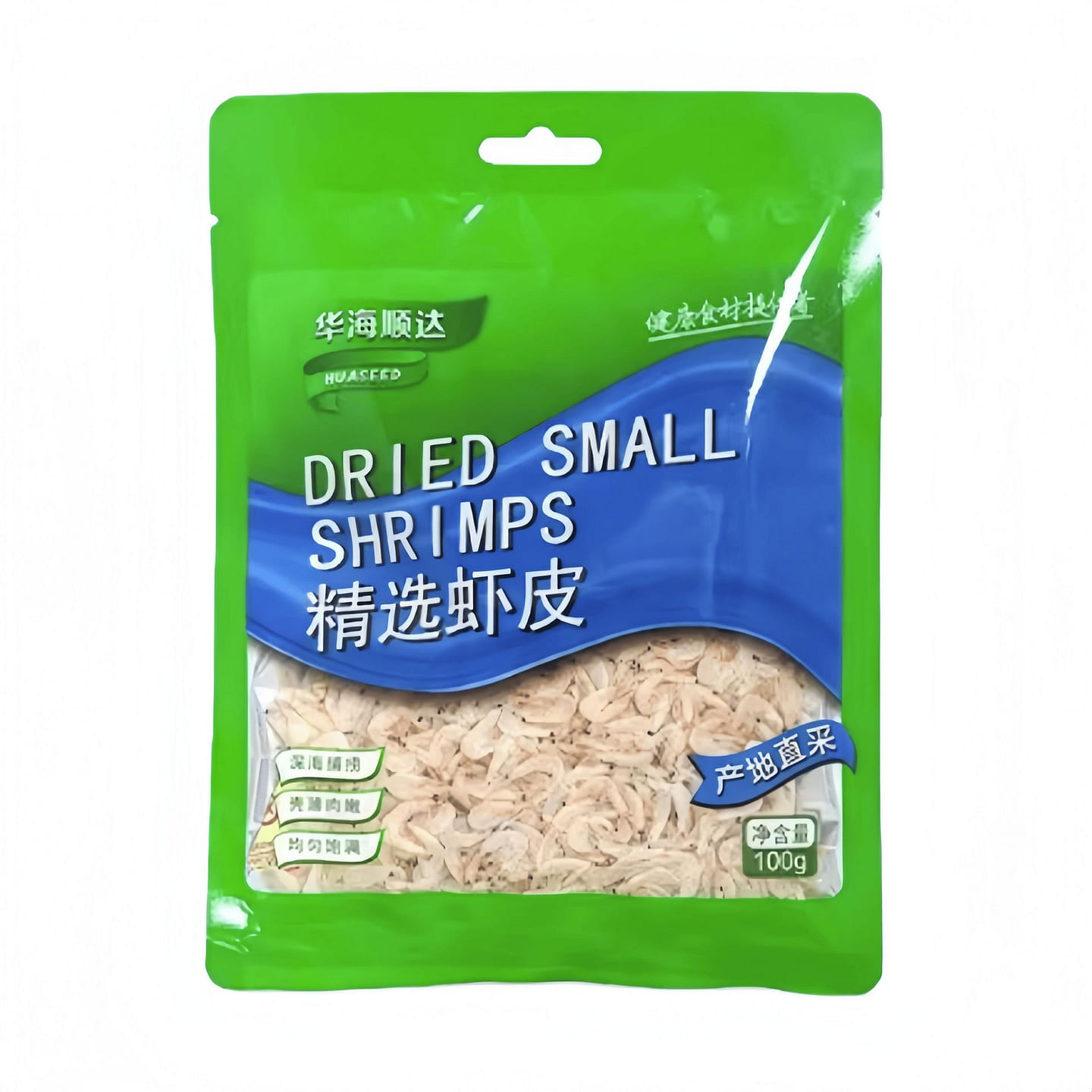 Huahai Shunda Selected Dried Shrimp 100g*1 Bag 1 pack