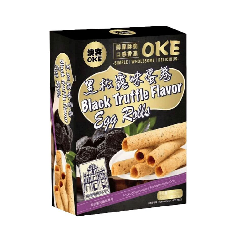 OKE Black Truffle Egg Rolls 160g 1 box