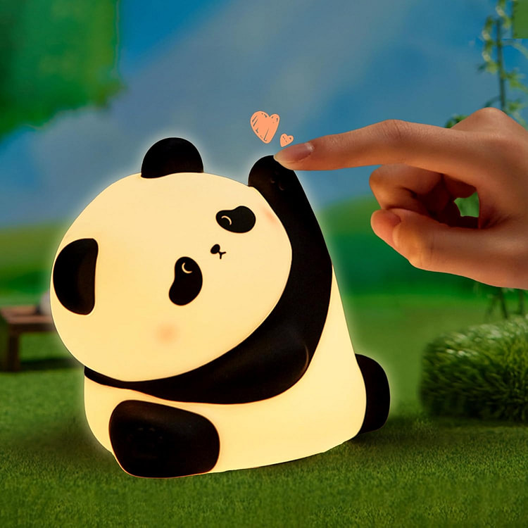 Panda Night Light, Rechargeable Squishy lamp*1 1 each