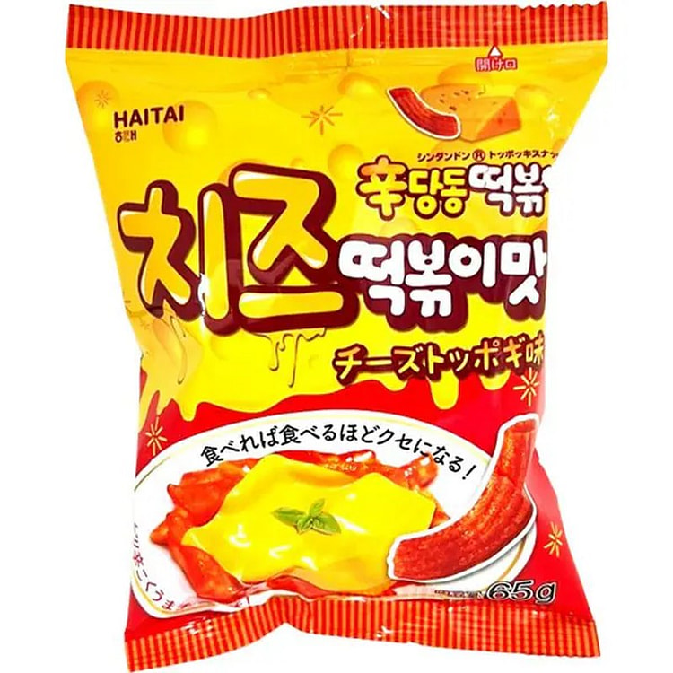 海太 辣味丹东芝士炒年糕零食 65g