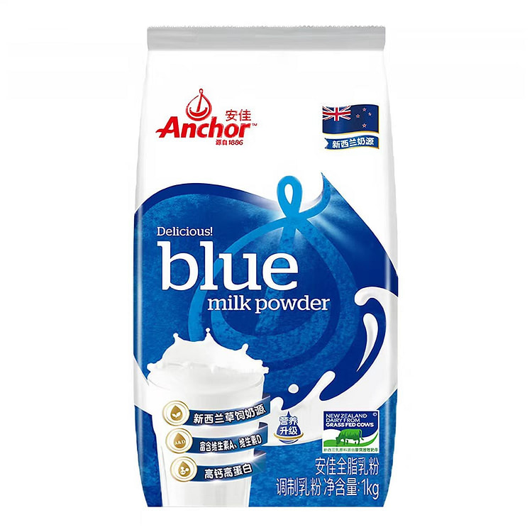 1 bag of Anjia whole milk powder 1000 g