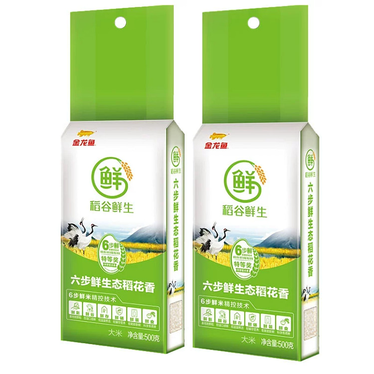 金龙鱼稻谷鲜生大米500g*1袋