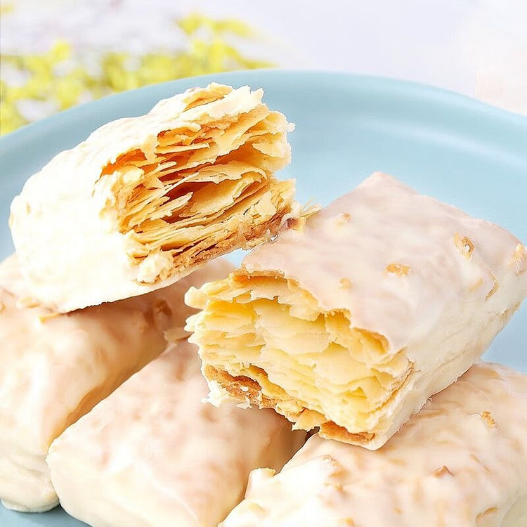 比比赞杏仁味松塔千层酥240g(约16包)